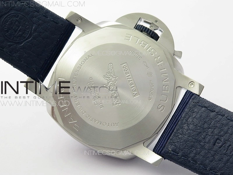 PAM1289 Y VSF 1:1 Best Edition Blue Dial on Blue Leather Strap P.900 Super Clone